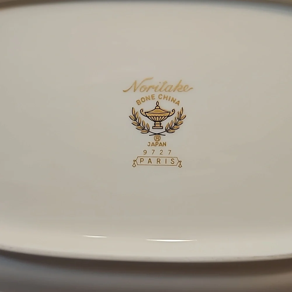 Noritake Paris 9727 10 3/8" Oval Vegetable Bowl, Bone China new - Picture 5 of 7